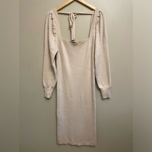 House of Harlow 1960 NWT Dress XL Ribbed Long Sleeve